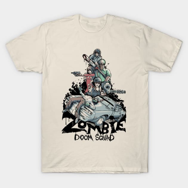 ZOMBIE DOOM SQUAD T-Shirt by Drakxxx